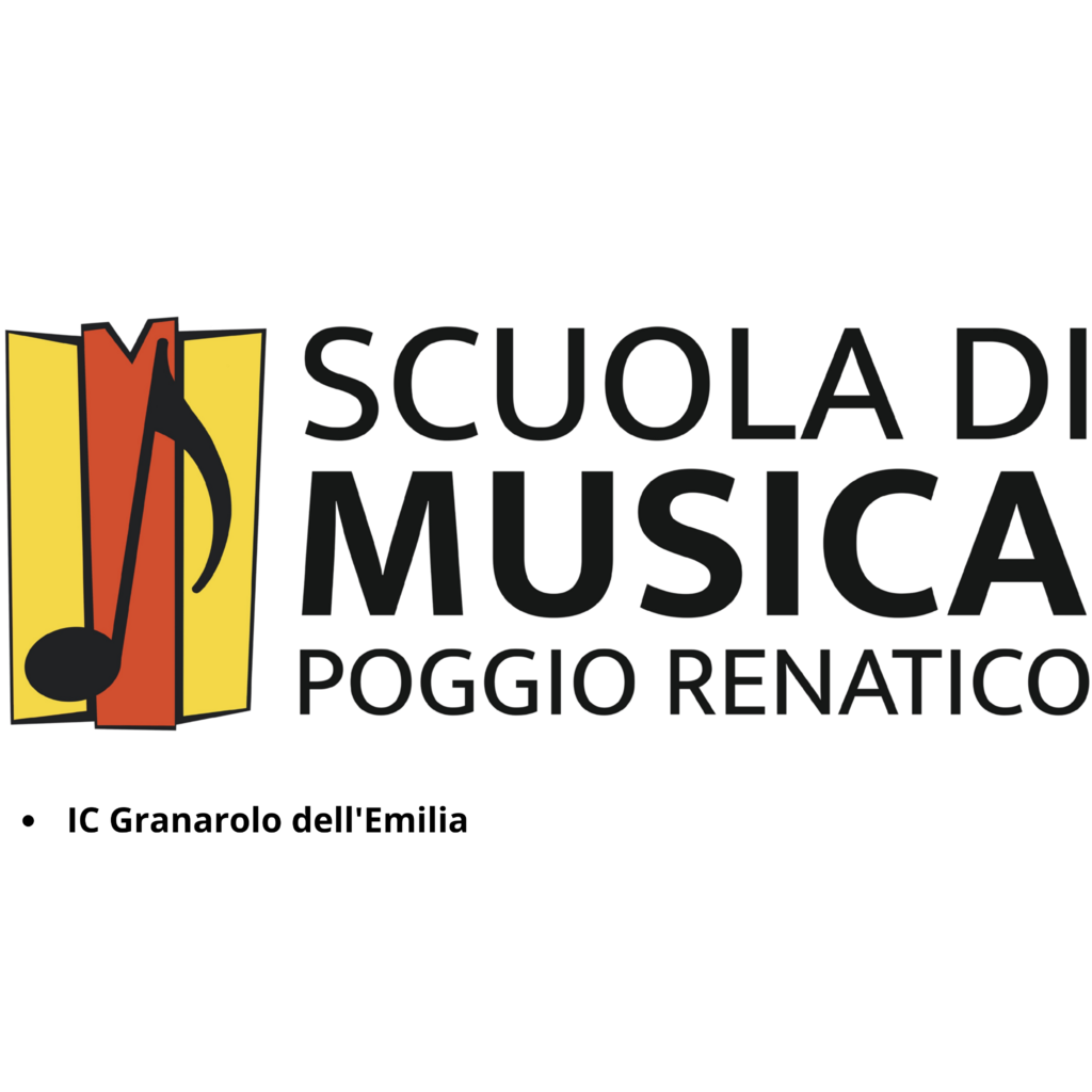 Logo e istituzioni associate a Scuola di Musica Poggio Renatico